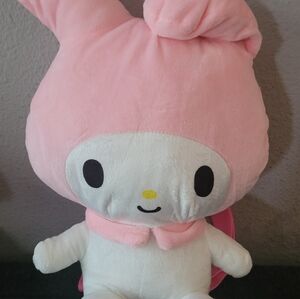 💜NWOT My Melody Plush Backpack